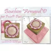 Bouchon carré en bois décoratif - Bouchon Leo par Puca® 51x45 mm à customiser x1