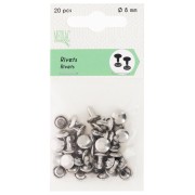 Rivet 8 mm - Argenté x20|raw }}
