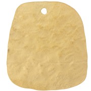 Pendentifs trapèzes martelés 21x19 mm - Acier inoxydable 316L Doré x2