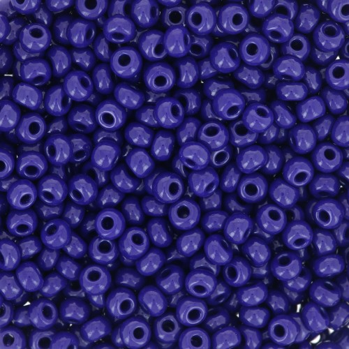 Preciosa Perles rocailles 9/0 2.5 mm - Cobalt Opaque x20g