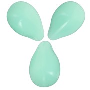 Gouttes 6x9 mm Mint Alabaster x25