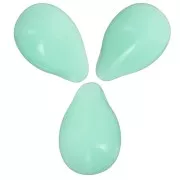 Gouttes 6x9 mm Mint Alabaster x25