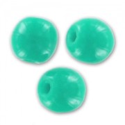 Perles en verre tchèque rondes  4 mm Green Turquoise x50|raw }}
