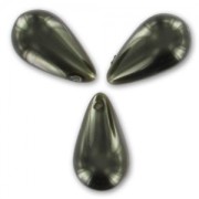 Gouttes nacrées 9x16 mm Dark Khaki x10