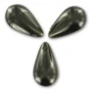 Gouttes nacrées 9x16 mm Dark Khaki x10