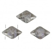 Perles en verre Gemduo 2 trous 8x5 mm - Summer Rainbow Pink x10g