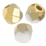 Facettes 2 mm véritable (True 2) Chalk White Gold Mat x50