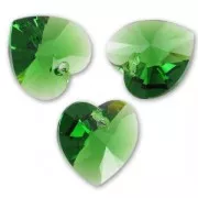 Coeur PureCrystal 6228 14,4x14 mm Dark Moss Green x1