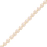 Perles nacrées Aurora 5810 4 mm - Crystal Cream Pearl x41cm