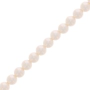 Perles nacrées Aurora 5810 5 mm - Crystal Creamrose Pearl x49cm