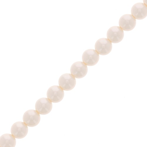 Perles nacrées Aurora 5810 5 mm - Crystal Creamrose Pearl x49cm