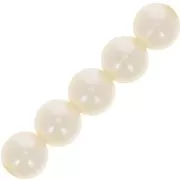 Perles nacrées Aurora 5810 5 mm - Crystal Cream Pearl x20