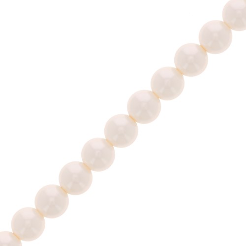 Perles nacrées Aurora 5810 6 mm - Crystal Creamrose Pearl x29cm