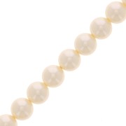 Perles nacrées Aurora 5810 8 mm - Crystal Cream Pearl x38cm|raw }}