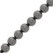 Perles nacrées Aurora 5810 8 mm - Crystal Black Pearl x38cm