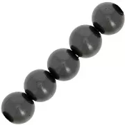 Perles nacrées Aurora 5810 8 mm - Crystal Black Pearl x10