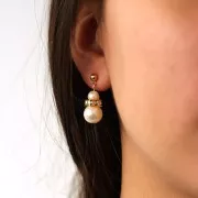 Perles nacrées Aurora 5810 10 mm - Crystal Creamrose Pearl x10