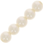 Perles nacrées Aurora 5810 12 mm - Crystal Cream Pearl x10|raw }}