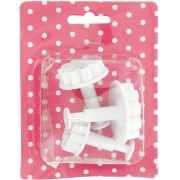 3 emporte-pièces poussoir pour pâte polymère - Fleurs - 31-38-47 mm|raw }}