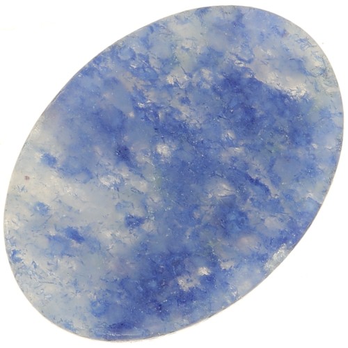 Cabochon plat ovale 18x13 mm en pierre gemme - Sodalite x1
