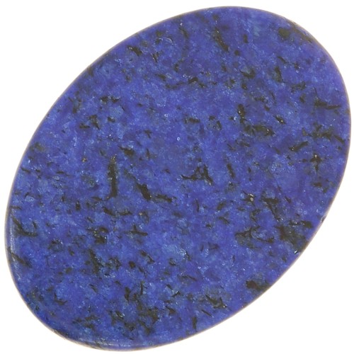 Cabochon plat ovale 18x13 mm imitation pierre gemme teintée - Lapis Lazuli x1