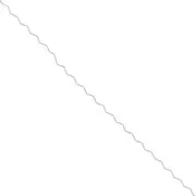 Chaîne maille paloma ondulée - zigzag - 0.8 mm - Argenté x1m