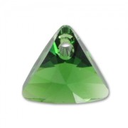 Pendentif Triangle PureCrystal 6628 12 mm Dark Moss Green x1