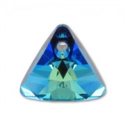Pendentif Triangle PureCrystal 6628 12 mm Crystal Bermuda Blue x1|raw }}