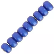 Perles Heishi rondelles Super Polaris 6x4 mm - Bleu royal x10