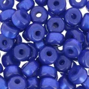 Perles Heishi rondelles Super Polaris 6x4 mm - Bleu royal x10
