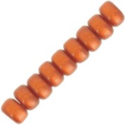 Perles Heishi rondelles  Super Polaris 6x4 mm - Terracotta x10|raw }}