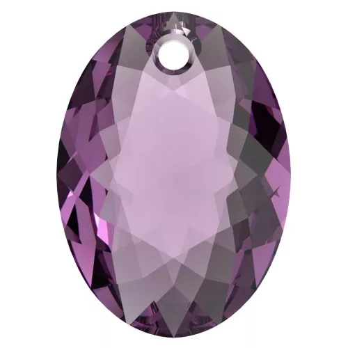 Pendentif PureCrystal 6438 Elliptic Cut Pendant 11.5 mm - Amethyst x1
