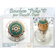 Perles en verre Lipsi® par Puca® 4x6 mm - White Light Mat x10g