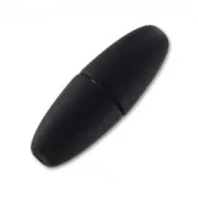 Fermoir aimanté 31 mm pour cordon 3 mm Noir mat x1