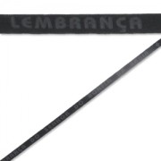 Ruban porte bonheur 10 mm Noir x 36cm