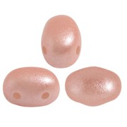 Perles en verre Samos® par Puca® 7x5 mm - Light Peach Pearl x10g