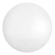 Cabochon rond en verre par Puca® 25 mm - Snow Flake x1