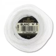 Coton perlé DMC  n°5 Blanc x45m