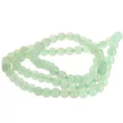 Perles rondes 5 mm en pierre gemme - Aventurine x38cm