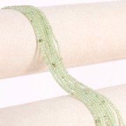 Perles rondes 2 mm pierre gemme - Prehnite x40cm