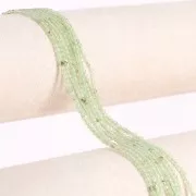 Perles rondes 2 mm pierre gemme - Prehnite x40cm