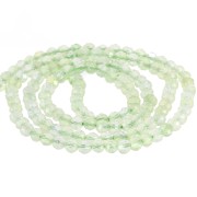 Perles rondes facettées 3 mm pierre gemme - Prehnite x39cm|raw }}