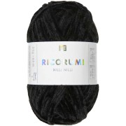 Laine chenille Ricorumi Nilli Nilli par Rico Design - Amigurumi - Noir 027 x25g|raw }}