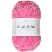 Laine chenille Ricorumi Nilli Nilli par Rico Design - Amigurumi Pink neon 028 x25g