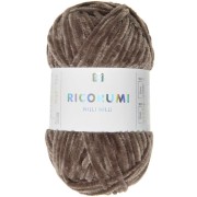Laine chenille Ricorumi Nilli Nilli par Rico Design - Amigurumi Chocolat 024 x25g