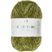 Laine chenille Ricorumi Nilli Nilli par Rico Design - Amigurumi - Olive 020 x25g