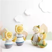 Laine chenille Ricorumi Nilli Nilli par Rico Design Amigurumi - Moutarde 004 x25g