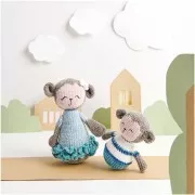 Laine chenille Ricorumi Nilli Nilli par Rico Design - Amigurumi - Blanc 001 x25g