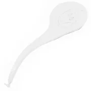 Blanc - Accroche bracelet en plastique 93x38 mm - Made in France - Blanc x1 Accroche bracelet en plastique 93x38 mm - Made in France - Blanc x1