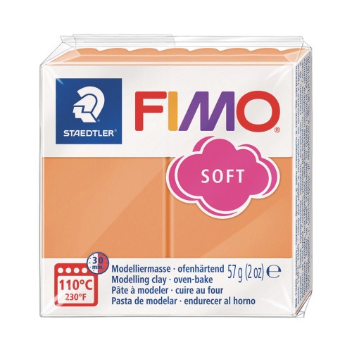 Pâte Fimo Soft 57gr - Sorbet Papaye (n°T41)